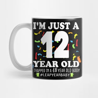 Leap Year Birthday 12Th Birthday Party 48 Years Old Birthday Mug